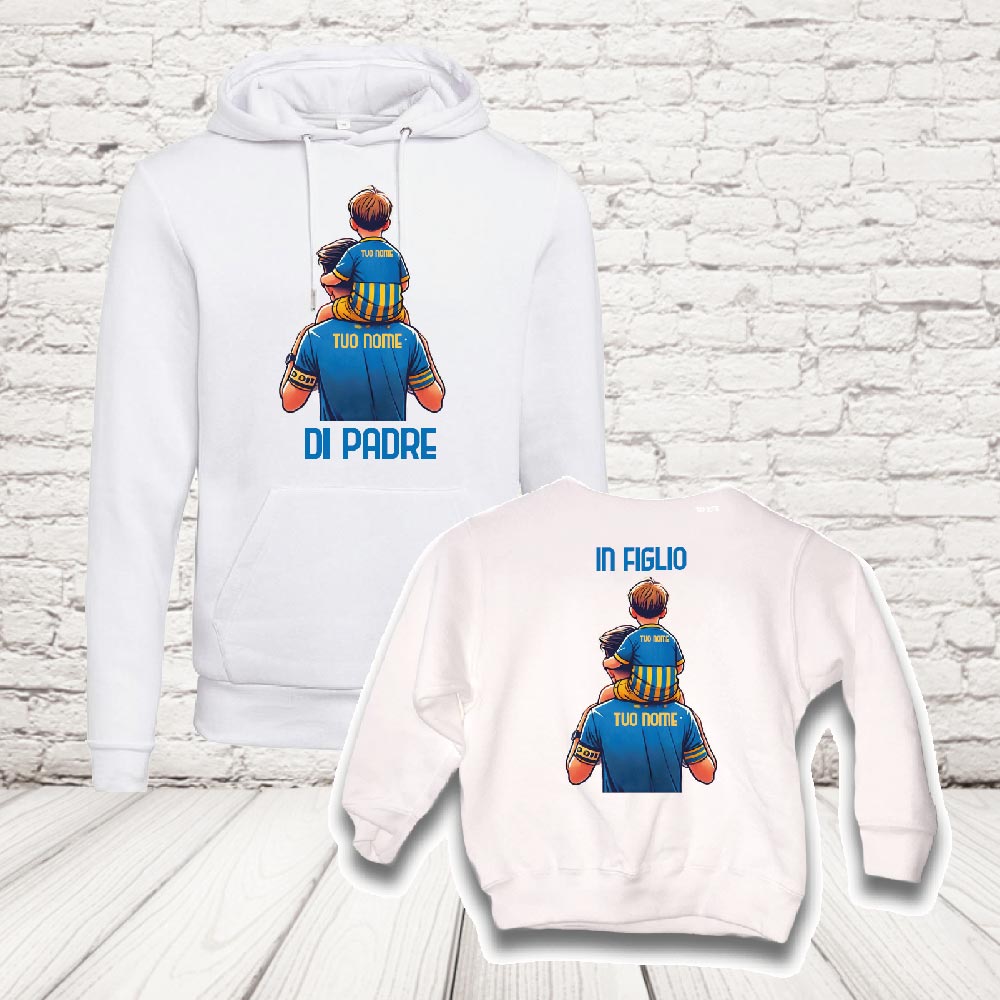 COPPIA felpe VERONA BIANCO