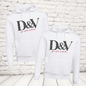 letter love DATA felpe BIANCHE