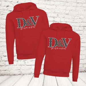 letter love DATA felpe ROSSE