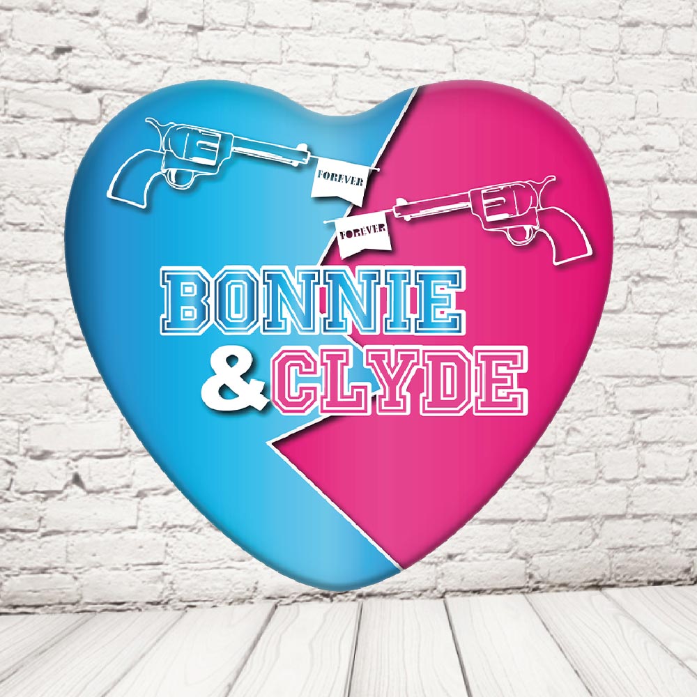MOUSEPAD ''BONNIE E CLYDE PISTOLE''