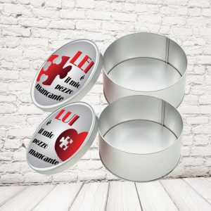 SCATOLINE LATTA ''PEZZO MANCANTE '' CERCHIO