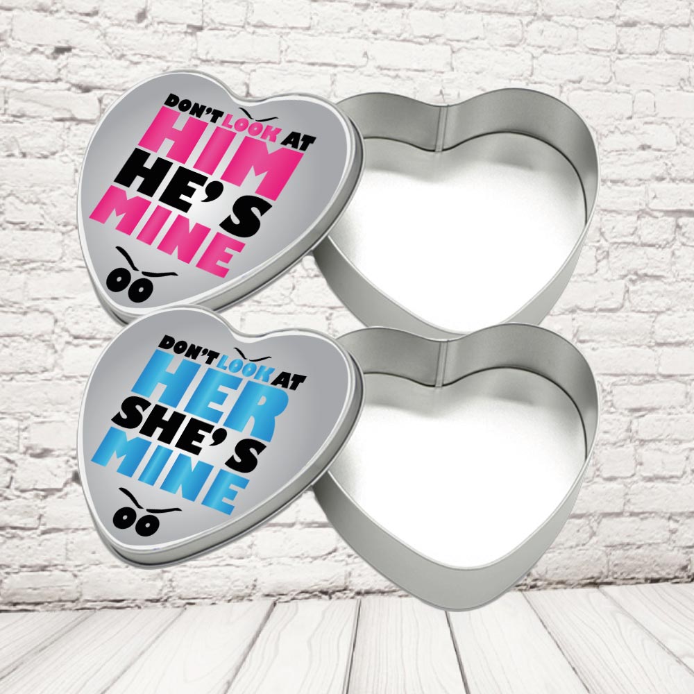 SCATOLINE LATTA ''DONT LOOK '' CUORE