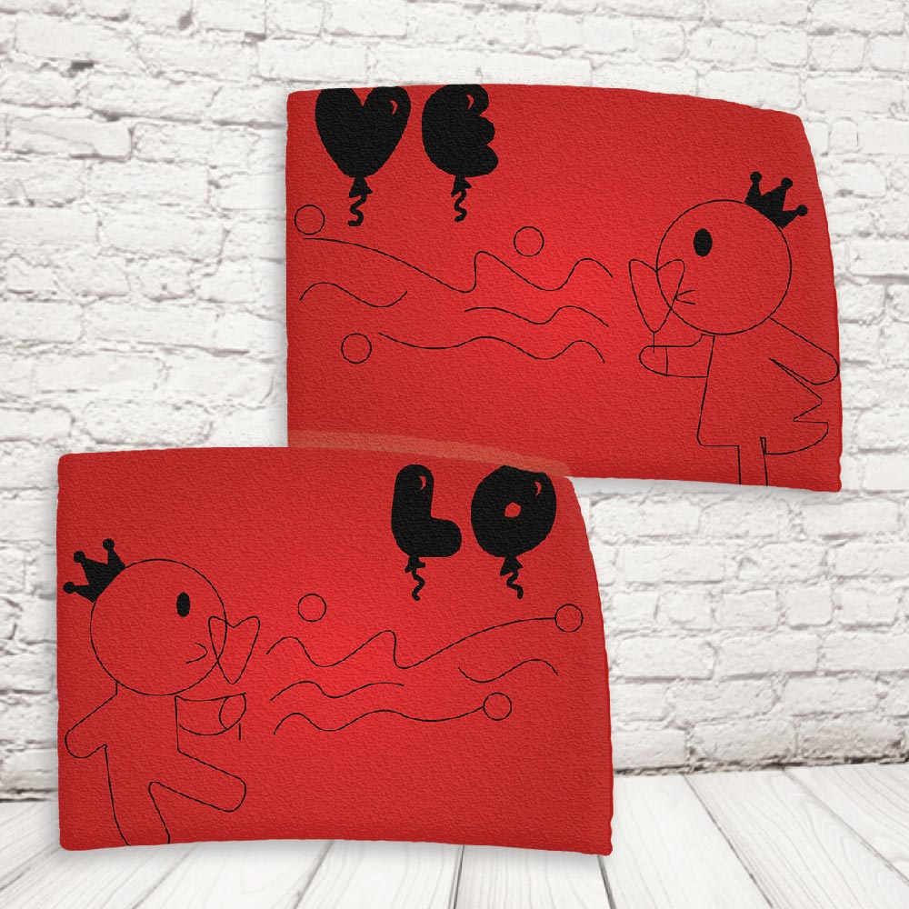 TOVAGLIETTE ''LOVE PALLONCINO''