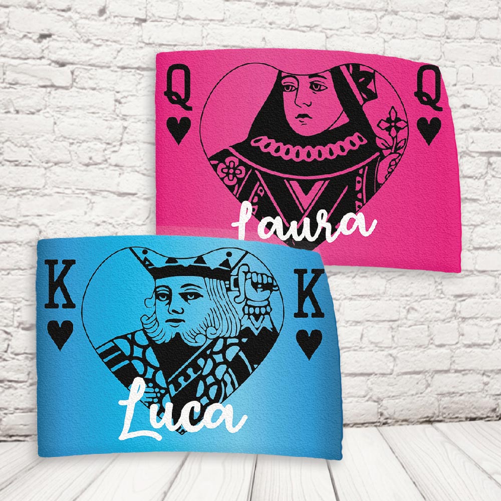 TOVAGLIETTE ''rRE DI CUORI''