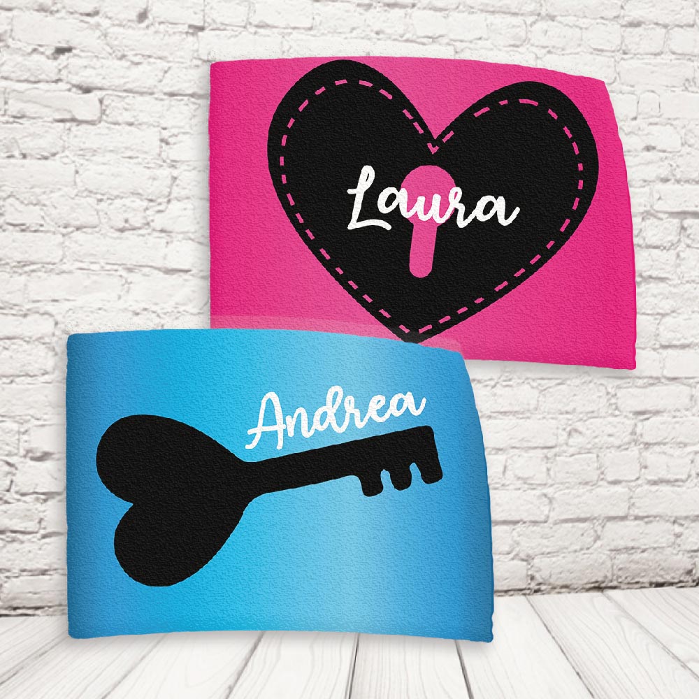 TOVAGLIETTE ''AMORE LUCCHETTO''