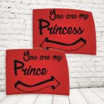 TOVAGLIETTE ''PRINCE AND PRINCESS FRECCIA'