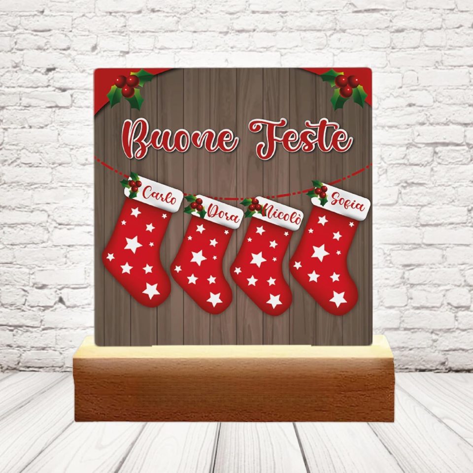 LAMPADA LED ''CALZE APPESE''