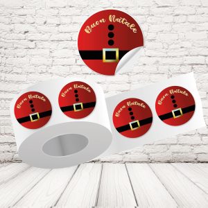 KIT ADESIVI ''SANTA CLAUS CINTURA'