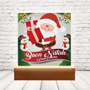 LAMPADA LED ''PACCO REGALO BABBO''