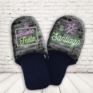 PANTOFOLE ''CHRISTMAS NEON''