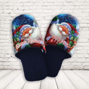 PANTOFOLE ''BUON NATALE NOME''