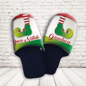 PANTOFOLE ''ELF SCARPETTE NOME''