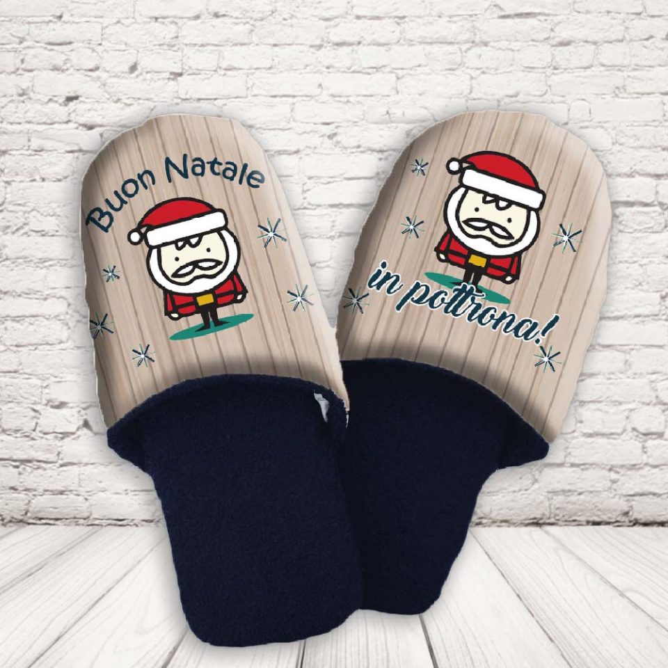 PANTOFOLE ''SUPER BABBO CARTOON''