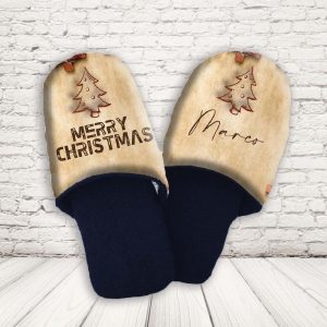 PANTOFOLE ''LOVE CHRISTMAS TREE''