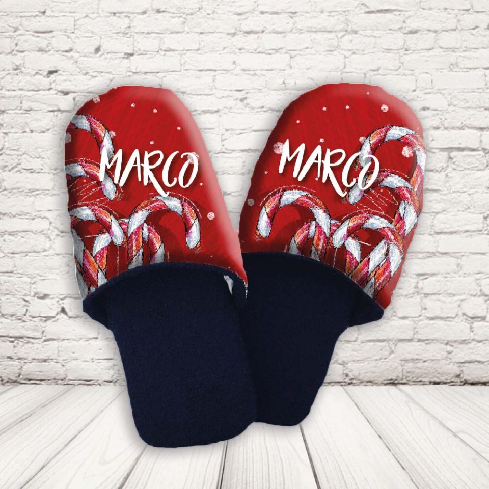 PANTOFOLE ''CHRISTMAS CARAMELLO''