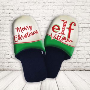 PANTOFOLE ''ELF MERRY CHRISTMAS''