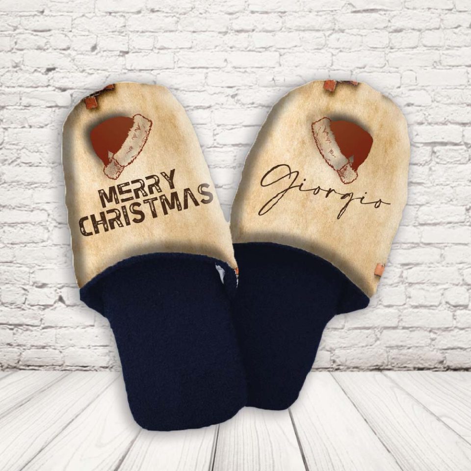 PANTOFOLE ''LOVE CHRISTMAS CAP''