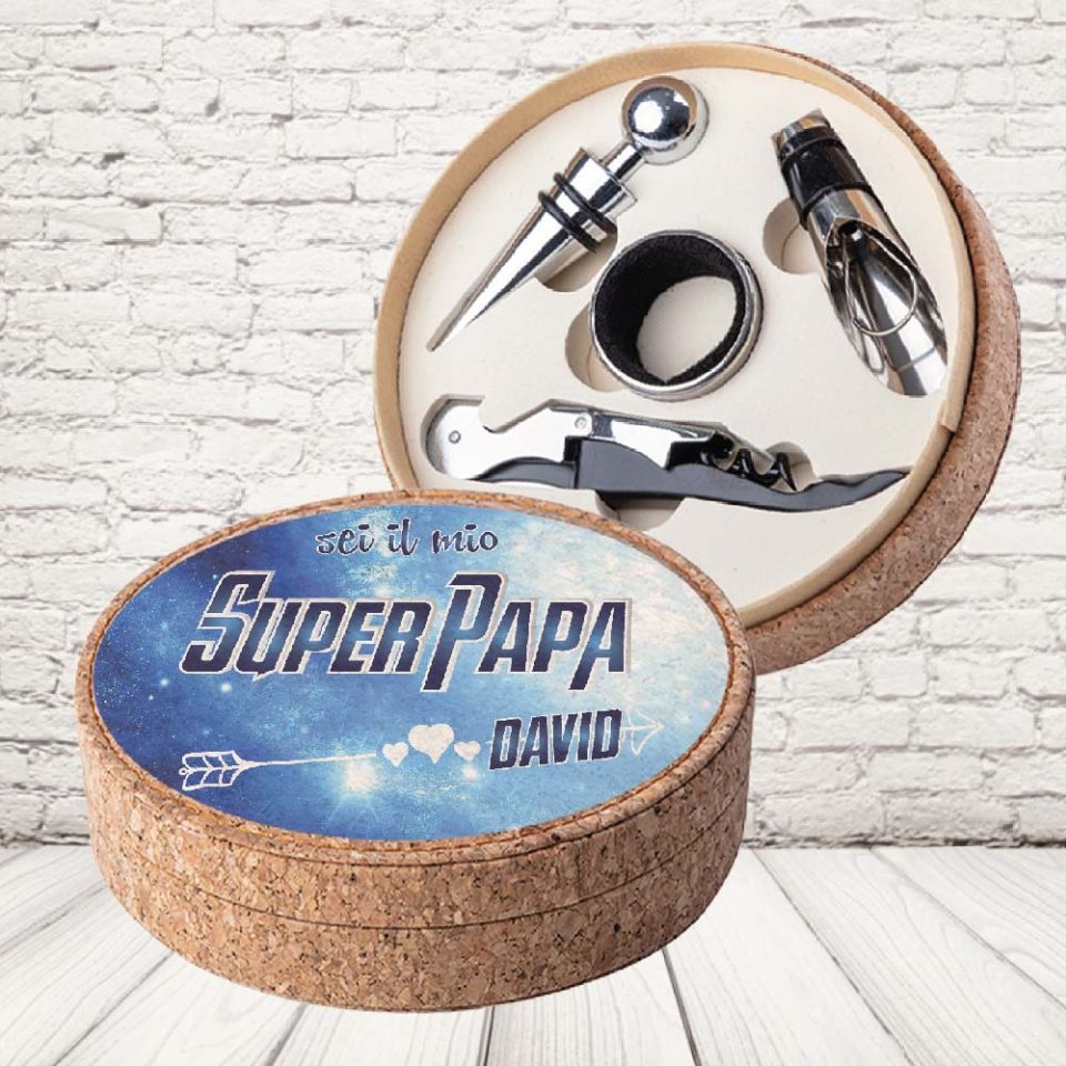 SET VINO SUGHERO ''DAD STELLE''