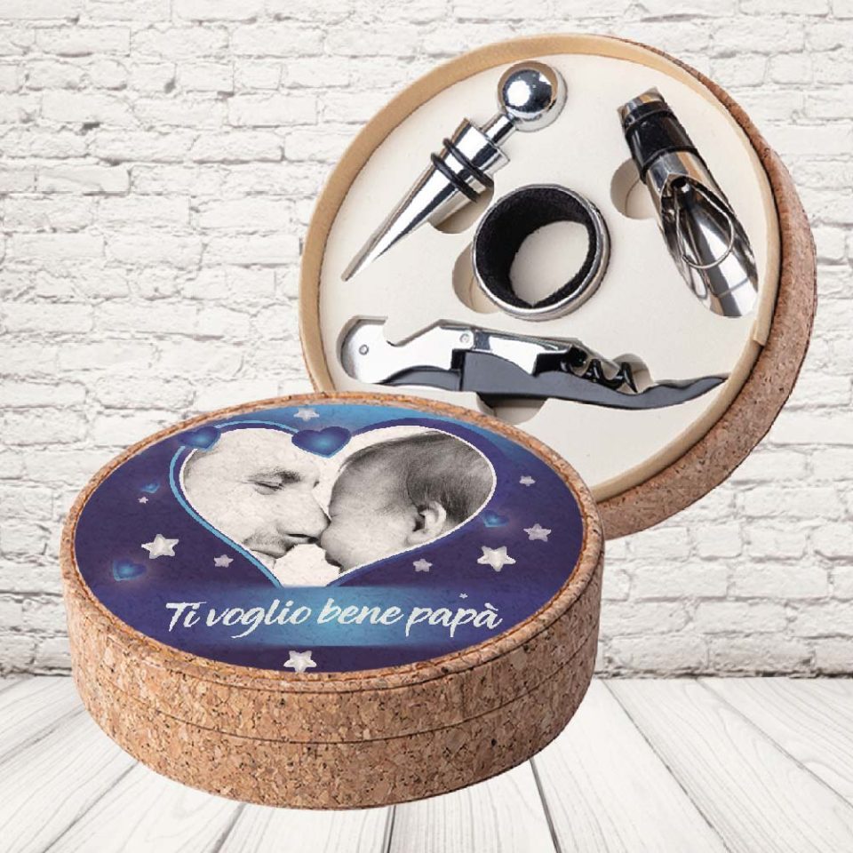 SET VINO SUGHERO ''DAD BACI''