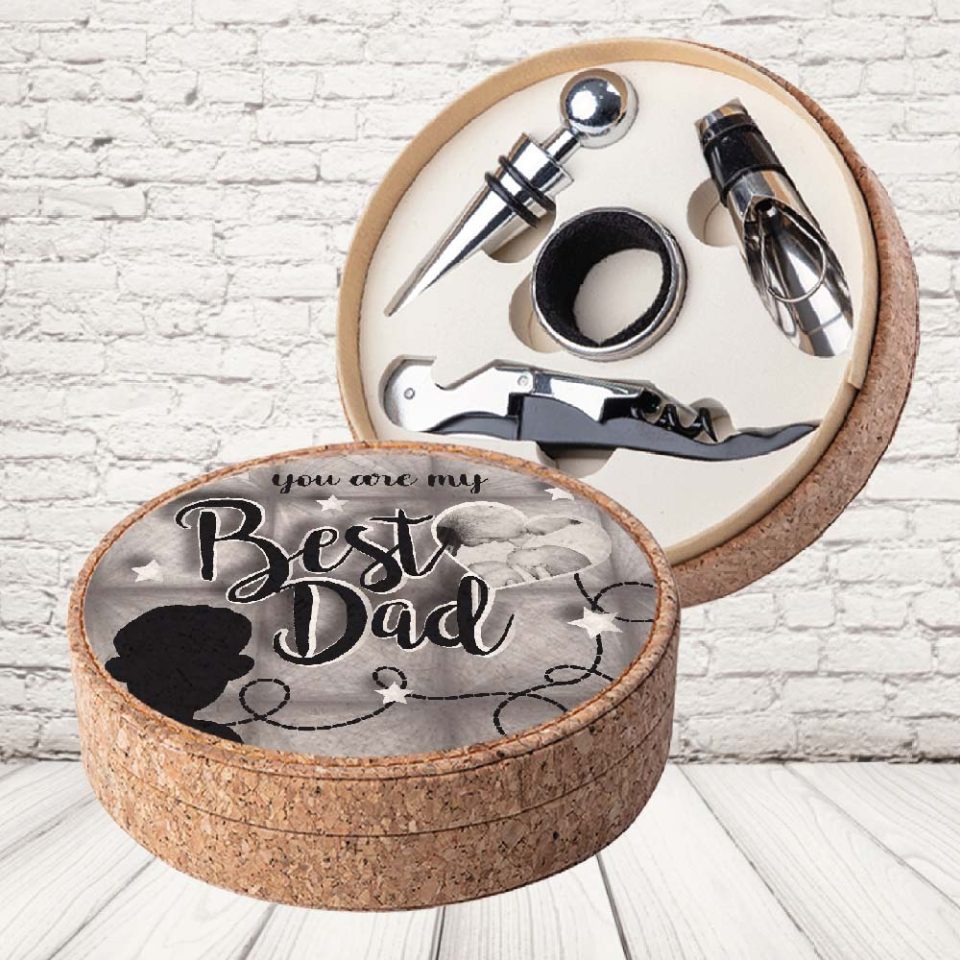 SET VINO SUGHERO ''DAD GREY''