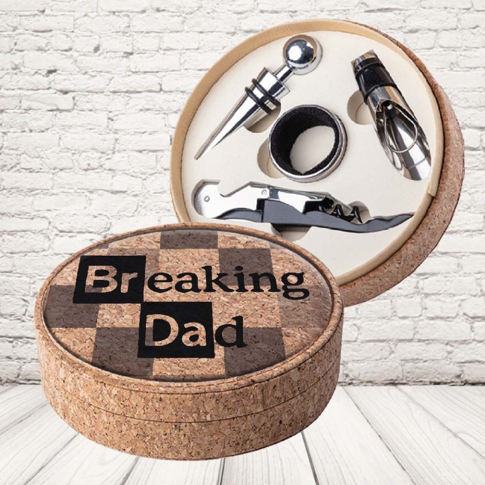 SET VINO SUGHERO ''BREAKING DAD''