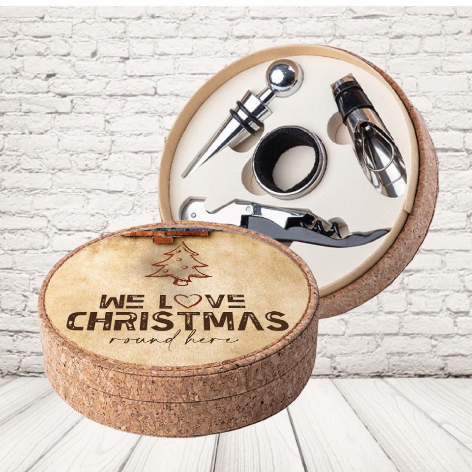 SET SUGHERO ''LOVE CHRISTMAS TREE''