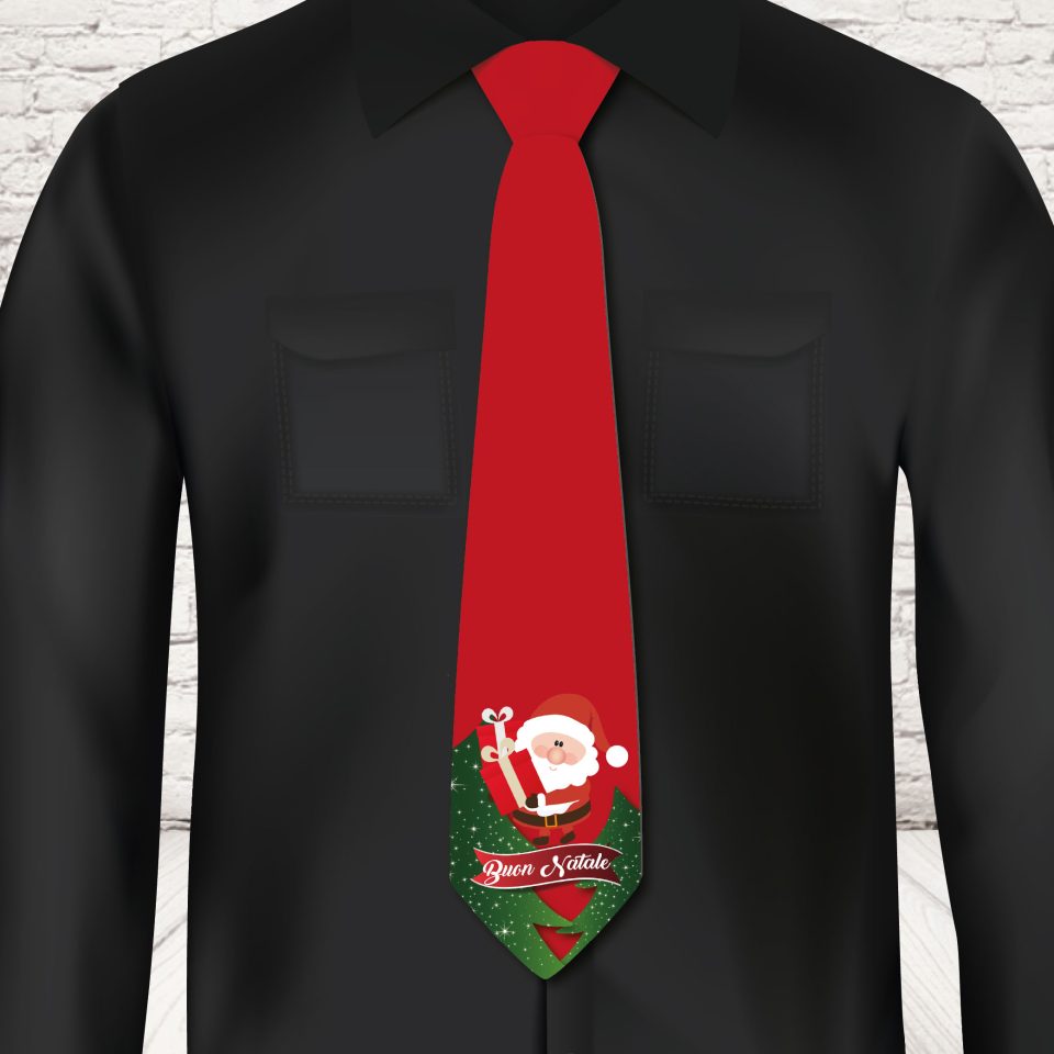 CRAVATTA NATALE ''PACCO REGALO''