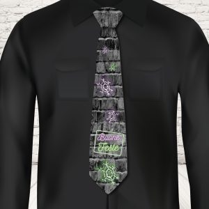 CRAVATTA NATALE ''CHRISTMAS NEON''