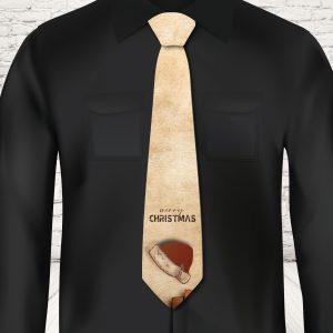 CRAVATTA NATALE ''LOVE CHRISTMAS CAP''