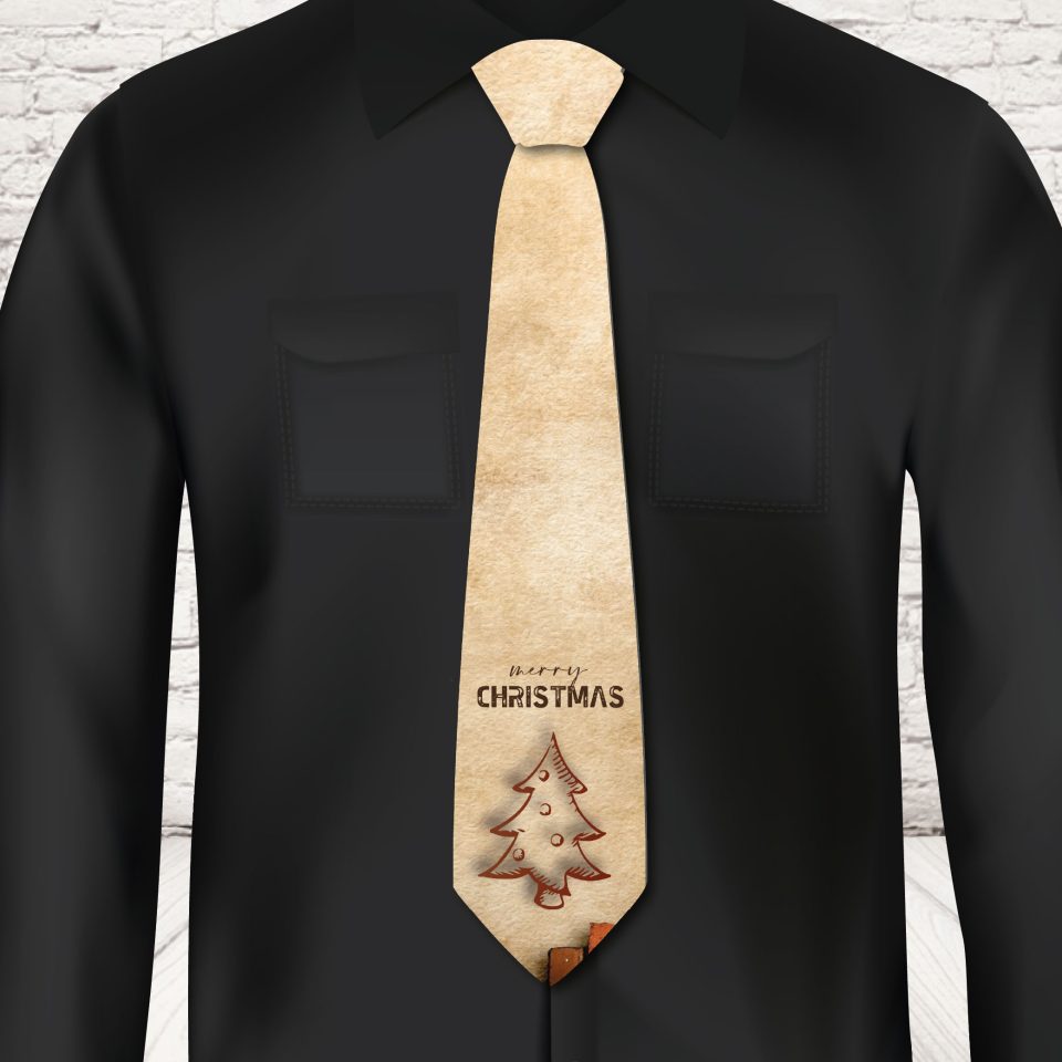 CRAVATTA NATALE ''LOVE CHRISTMAS TREE''