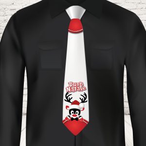 CRAVATTA NATALE ''RENNA CHRISTMAS''