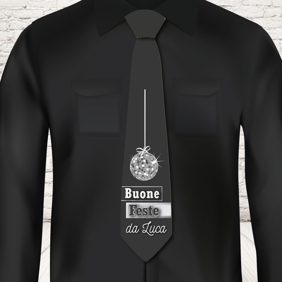 CRAVATTA NATALE ''CHRISTMAS BALL''