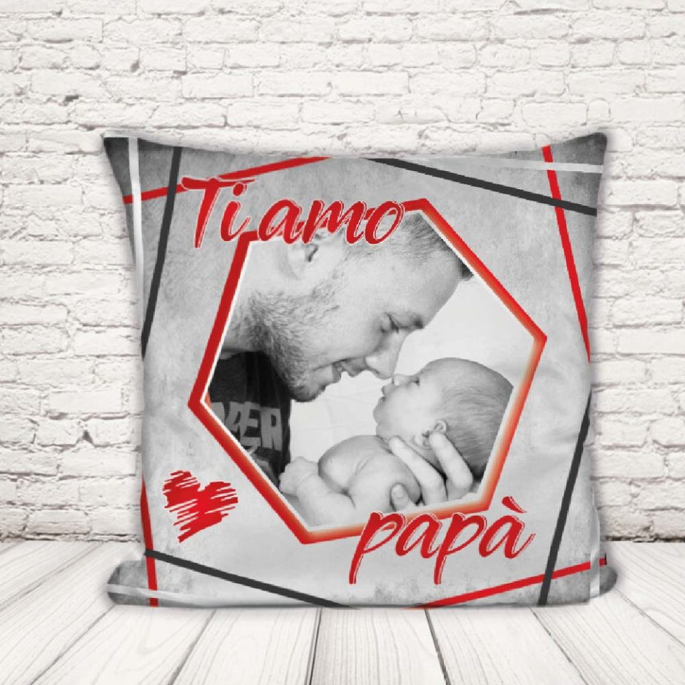 CUSCINO ''DAD CORNICE ROSSA''