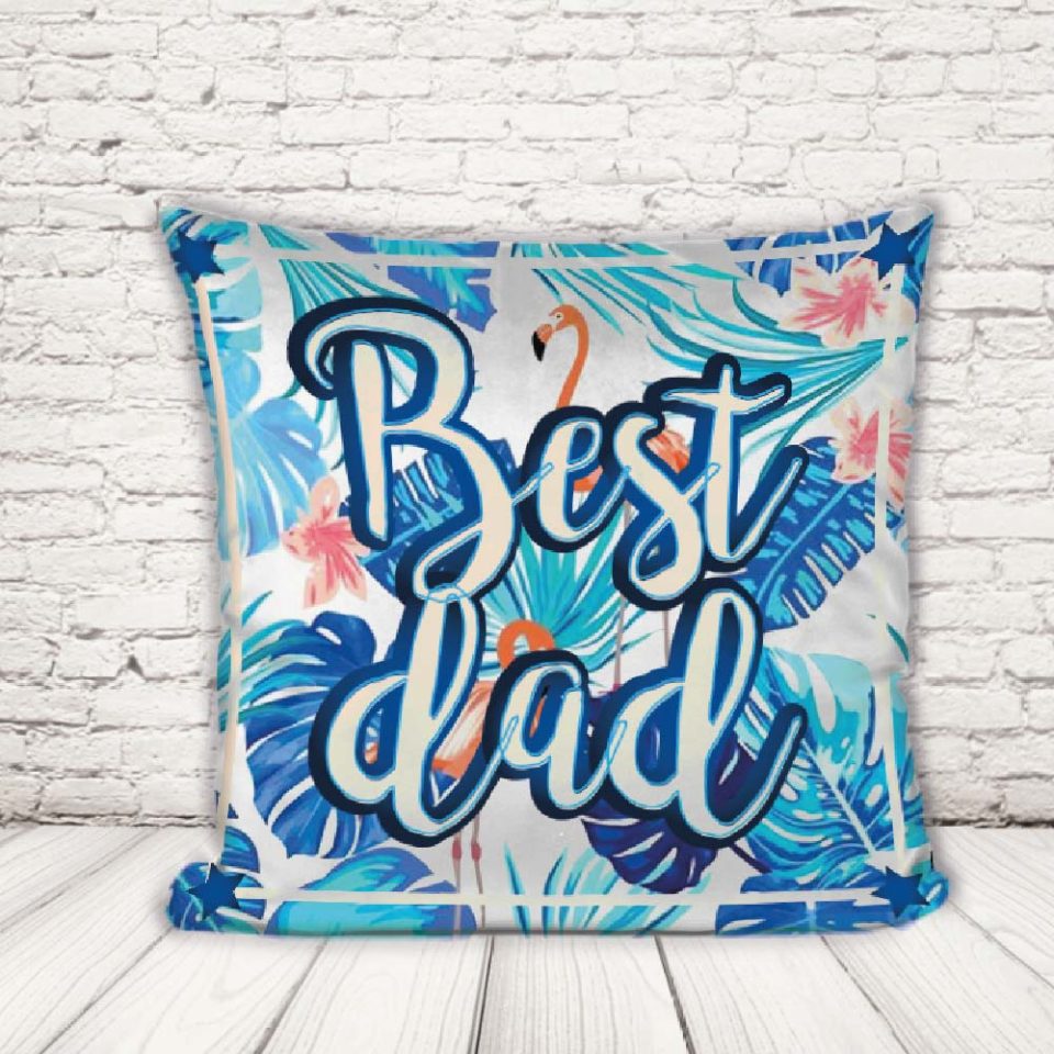 CUSCINO ''DAD NATURE BLU''