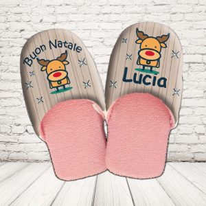 PANTOFOLE DONNA ''SUPER RENNA CARTOON''