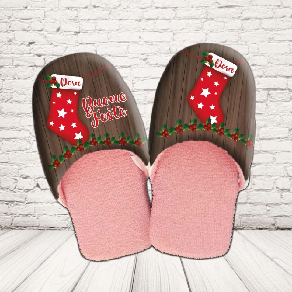 PANTOFOLE DONNA ''CALZE APPESE''