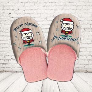 PANTOFOLE DONNA ''SUPER BABBO CARTOON''