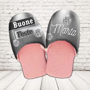 PANTOFOLE DONNA ''CHRISTMAS BALL''