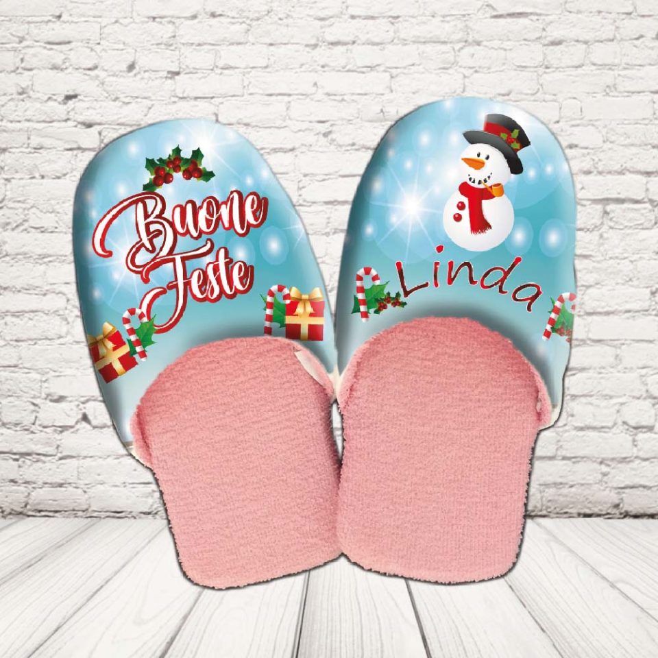 PANTOFOLE DONNA ''PUPAZZO CARTOON''
