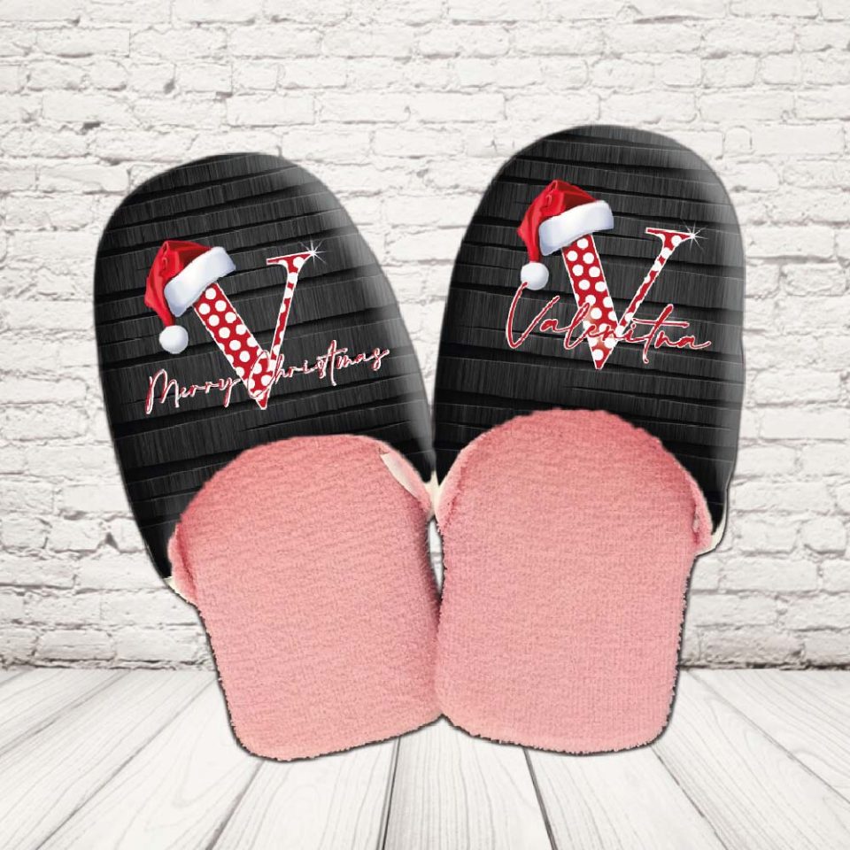 PANTOFOLE DONNA ''CHRISTMAS LETTER''
