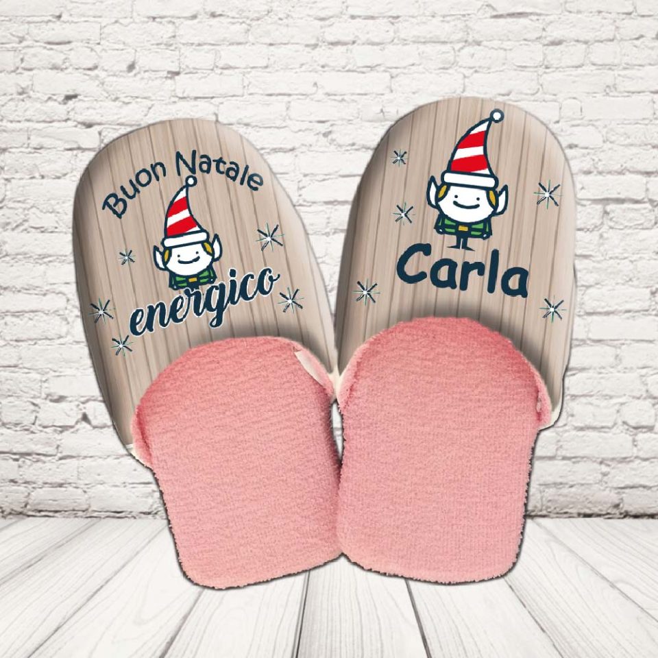 PANTOFOLE DONNA ''SUPER ELF CARTOON''