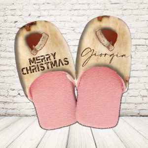 PANTOFOLE DONNA ''LOVE CHRISTMAS CAP''