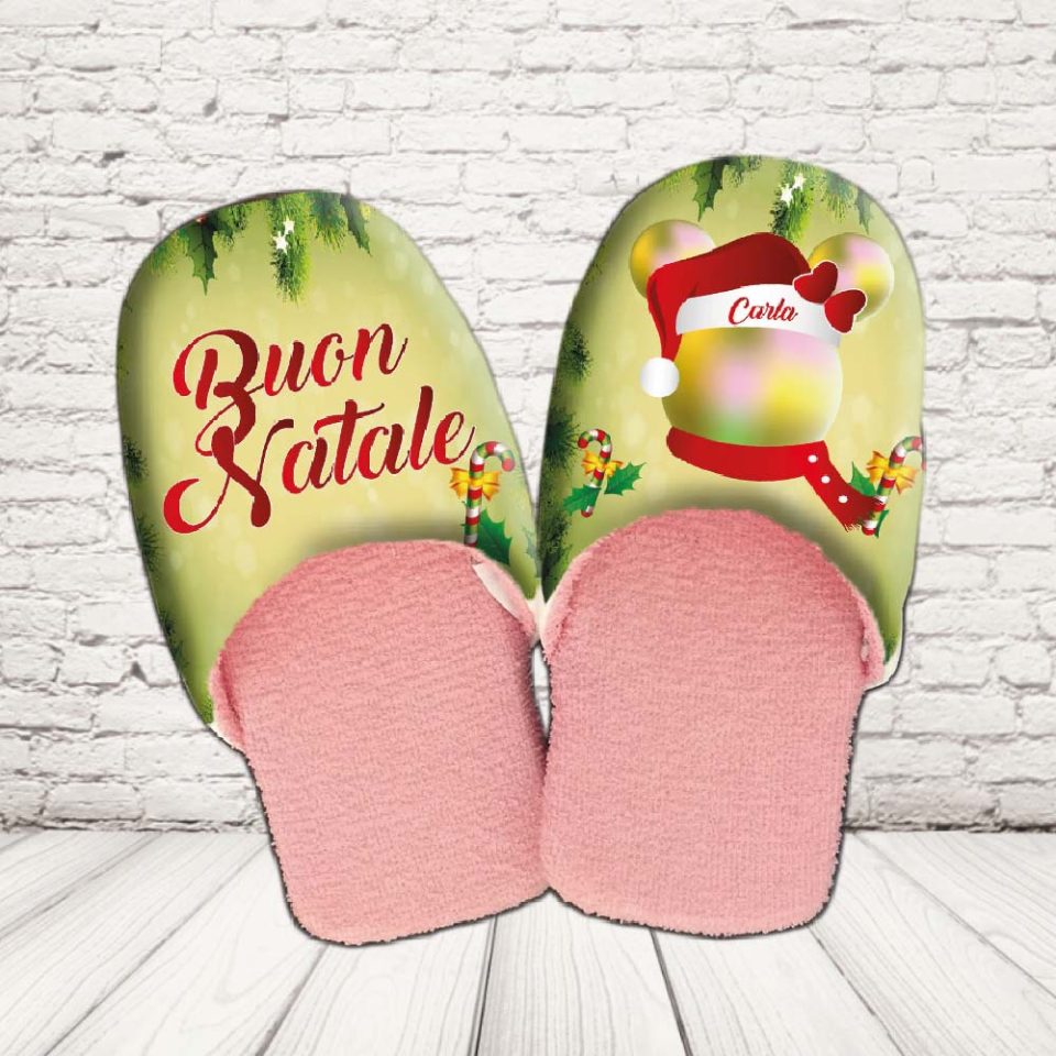 PANTOFOLE DONNA ''CHRISTMAS TOPOLINO''