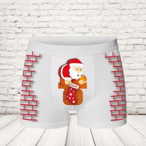 BOXER ''GIU' DAL CAMINO'' BIANCO