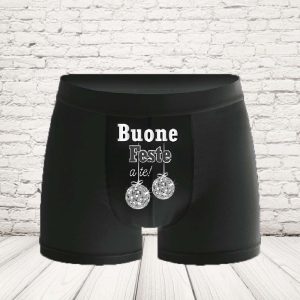 BOXER ''CHRISTMAS BALL'' NERO