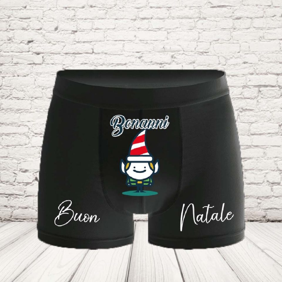 BOXER '' SUPER ELF CARTOON'' NERO