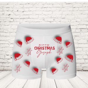 BOXER ''LOVE CHRISTMAS CAP''