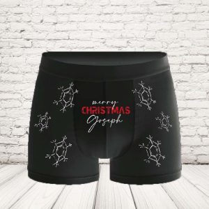 BOXER ''LOVE CHRISTMAS FIOCCO'' NERO