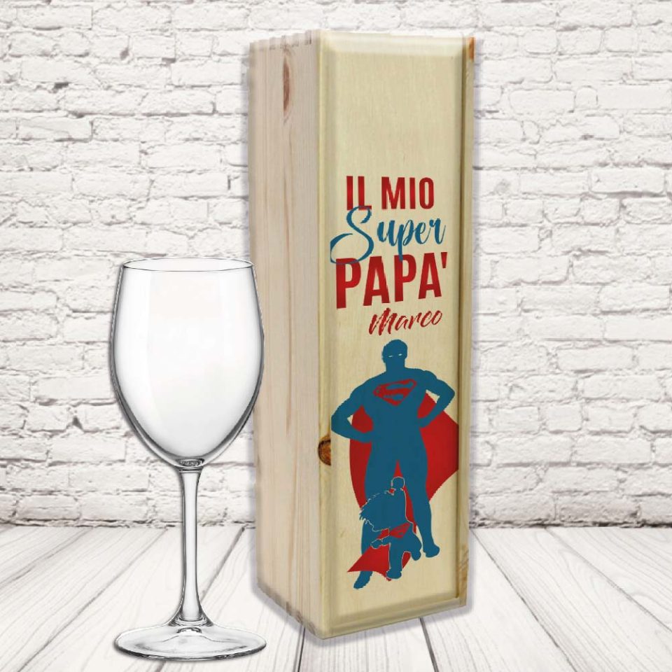 Scrigno Papà' ''DAD SUPER EROE''
