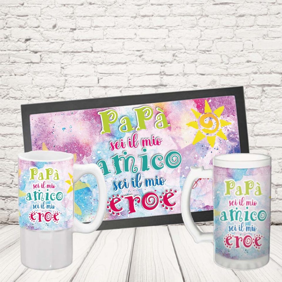 COPPIA BAR 'DAD AMICO DAD EROE''